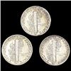 Image 2 : 1929-1931 Mercury Dime Collection [3 Coins] HIGH GRADE