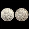 Image 1 : [2] 1934-D US Silver Peace Dollars [2 Coins] HIGH GRADE