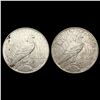 Image 2 : [2] 1934-D US Silver Peace Dollars [2 Coins] HIGH GRADE