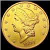 1891-S $20 Gold Double Eagle CHOICE AU