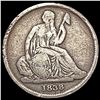 Image 1 : 1838 No Stars Seated Liberty Dime LIGHTLY CIRCULATED
