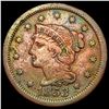 1853 Braided Hair Large Cent LIGHTLY CIRCULATED