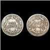 Image 2 : 1908-O, 1915-S Barber Dime Collection [2 Coins] LIGHTLY CIRCULATED