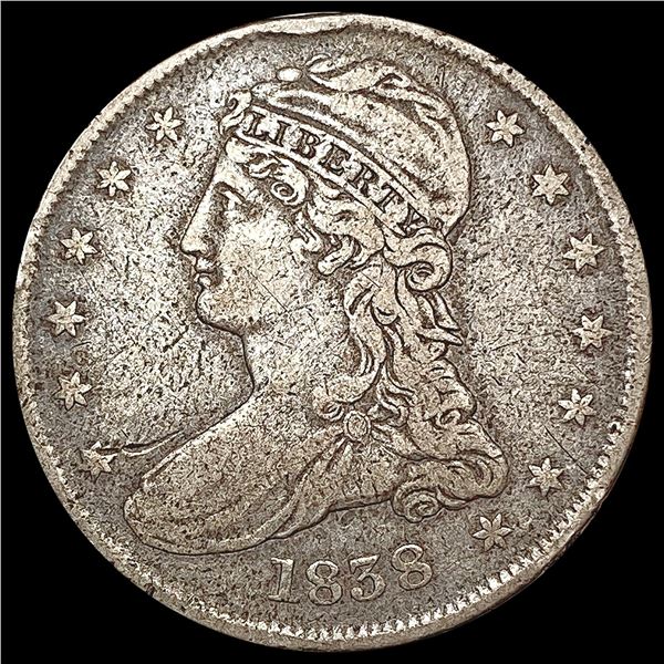 1838 Capped Bust Half Dollar NICELY CIRCULATED