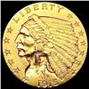 Image 1 : 1915 $2.50 Gold Quarter Eagle CLOSELY UNCIRCULATED