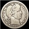 Image 1 : 1914-S Barber Quarter NICELY CIRCULATED