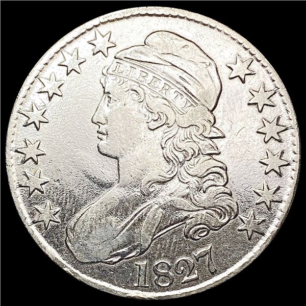 1827 Capped Bust Half Dollar NEARLY UNCIRCULATED