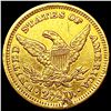 Image 2 : 1907 $2.50 Gold Quarter Eagle NEARLY UNCIRCULATED