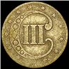 Image 2 : 1853 Silver Three Cent LIGHTLY CIRCULATED