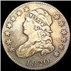 Image 1 : 1820 Capped Bust Quarter LIGHTLY CIRCULATED