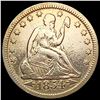 Image 1 : 1854 Arrows Seated Liberty Quarter LIGHTLY CIRCULATED