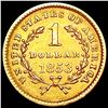 Image 2 : 1853 Rare Gold Dollar CLOSELY UNCIRCULATED