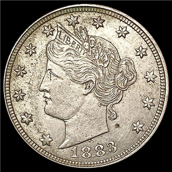 1883 No Cents Liberty Victory Nickel CHOICE AU