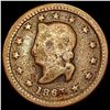 Image 1 : 1863 Our Card Civil War Token NICELY CIRCULATED