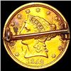 Image 2 : 1852 US $2.5 Gold Love Token HIGH GRADE