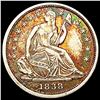 Image 1 : 1838 No Drapery Seated Liberty Half Dime CLOSELY UNCIRCULATED