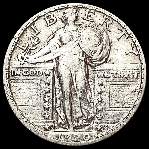1920-S Standing Liberty Quarter LIGHTLY CIRCULATED