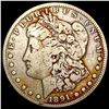Image 1 : 1891-CC Morgan Silver Dollar NICELY CIRCULATED