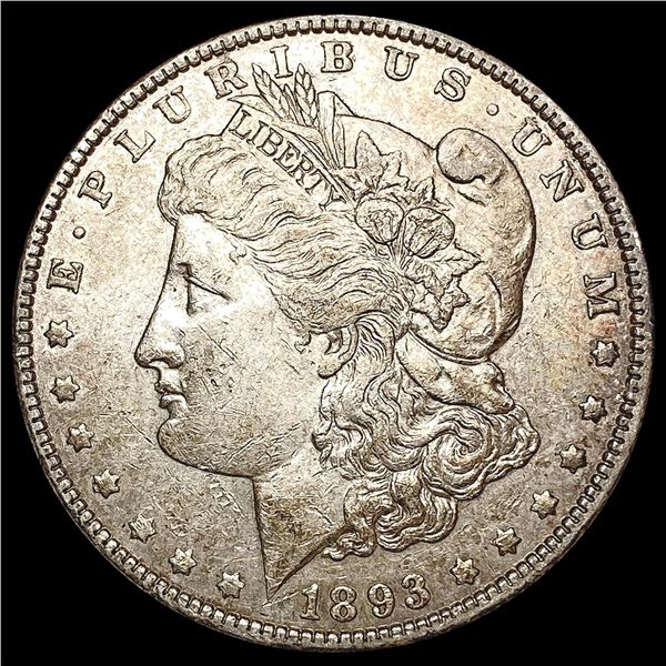 1893 Morgan Silver Dollar CLOSELY UNCIRCULATED