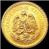 Image 2 : 1945 Mexico Gold 2.5 Pesos 0.0603 UNCIRCULATED