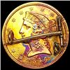 Image 2 : 1844 US $5 Gold Love Token HIGH GRADE