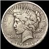 Image 1 : 1921 Silver Peace Dollar NICELY CIRCULATED