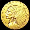 Image 1 : 1909 $2.50 Gold Quarter Eagle CLOSELY UNCIRCULATED