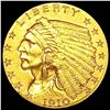 Image 1 : 1910 $2.50 Gold Quarter Eagle CLOSELY UNCIRCULATED