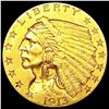 Image 1 : 1913 $2.50 Gold Quarter Eagle CLOSELY UNCIRCULATED