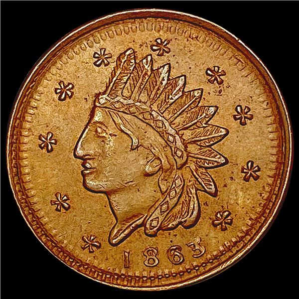 1863 Army, Navy Civil War Token LIGHTLY CIRCULATED