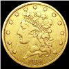 Image 1 : 1835 $5 Gold Half Eagle NICELY CIRCULATED
