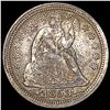 Image 1 : 1853 Arrows Seated Liberty Dime CLOSELY UNCIRCULATED