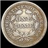 Image 2 : 1853 Arrows Seated Liberty Dime CLOSELY UNCIRCULATED