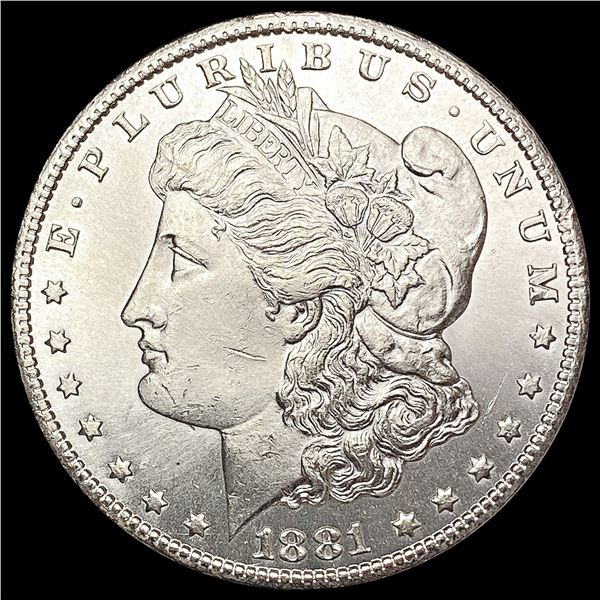 1881-CC Morgan Silver Dollar GEM BU