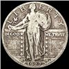 Image 1 : 1927 Standing Liberty Quarter LIGHTLY CIRCULATED