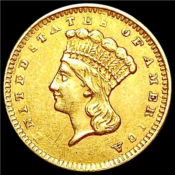 1856 Rare Gold Dollar CLOSELY UNCIRCULATED