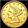 Image 1 : 1873 $2.50 Gold Quarter Eagle CLOSELY UNCIRCULATED