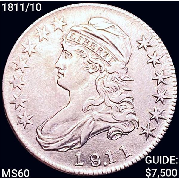 1811/10 Capped Bust Half Dollar UNCIRCULATED