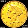 Image 1 : 1850-C $2.50 Gold Quarter Eagle CHOICE BU