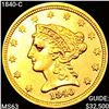 Image 1 : 1840-C $2.50 Gold Quarter Eagle CHOICE BU