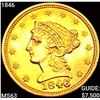 Image 1 : 1846 $2.50 Gold Quarter Eagle CHOICE BU