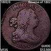 Image 1 : 1802/0 Reverse of 1802 Draped Bust Half Cent LIGHTLY CIRCULATED