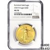 Image 1 : 2020-W 1oz $50 Burnished Gold Eagle NGC MS70