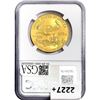 Image 2 : 2020-W 1oz $50 Burnished Gold Eagle NGC MS70