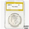1889-S Morgan Silver Dollar PGA MS62