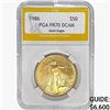 1986 $50 American 1oz. Gold Eagle PGA PR70 DCAM