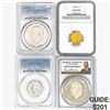 [4] 1940-1976 Varied U.S. Coins [1C-$1] NGC/PCGS PR/MS66-69