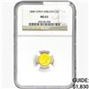 Image 1 : 1849 Rare Gold Dollar NGC MS61 Open Wreath
