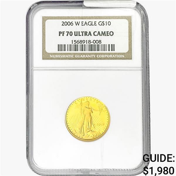 2006-W 1/4oz $10 AGE NGC PF70 ULTRA CAMEO