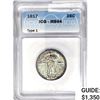 Image 1 : 1917 T1 Standing Liberty Quarter ICG MS64